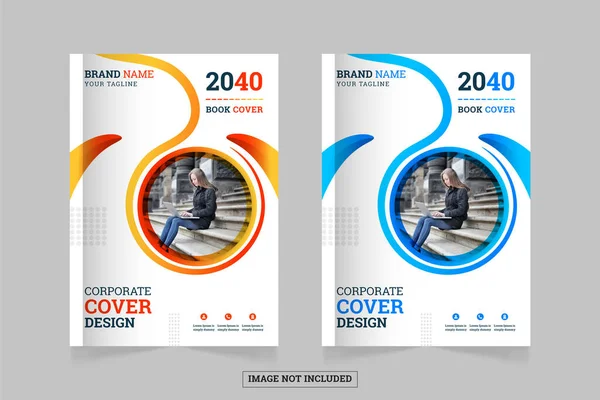 Plano Fundo Cidade Abstrato Business Corporate Book Cover Design Template —  Vetores de Stock
