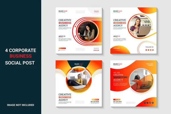 Dijital pazarlama uzmanı sosyal medya veya web pankartı şablonu için bir broşür 