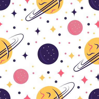 Kusursuz bir desen. Vektör clipart, izole edilmiş arkaplan ile illüstrasyon.