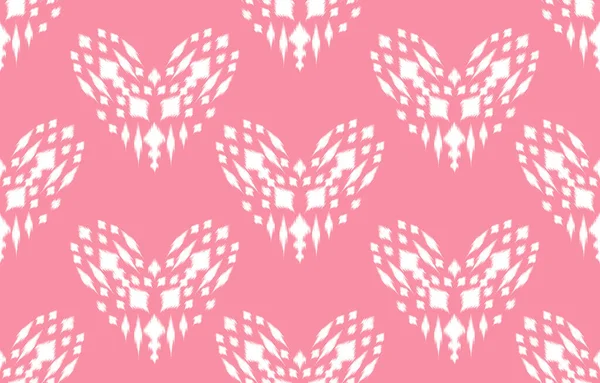 Seamless Romantic Pattern Hand Drawn Hearts Heart Trendy Background Ready — ストックベクタ