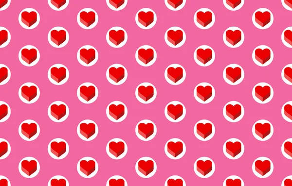 Візерунок Безшовних Сердець Готовий Шаблон Дизайну Листівки Друк Плакат Вечірка — стоковий вектор