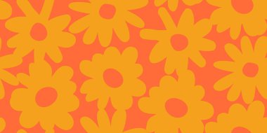 El çizimi çiçekler, kumaş, tekstil, giysi, ambalaj kağıdı, kapak, afiş, iç dekorasyon, soyut arka planlar için çiçekli desenler..