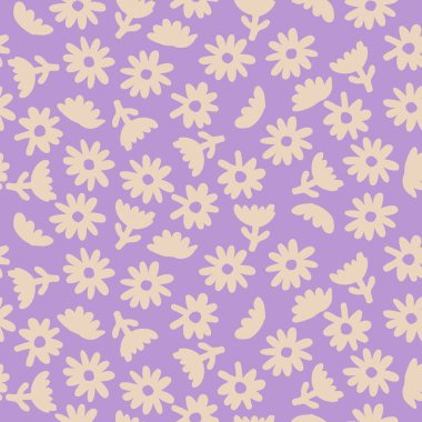 El çizimi çiçekler, kumaş, tekstil, giysi, ambalaj kağıdı, kapak, afiş, iç dekorasyon, soyut arka planlar için çiçekli desenler..