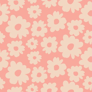 El çizimi çiçekler, kumaş, tekstil, giysi, ambalaj kağıdı, kapak, afiş, iç dekorasyon, soyut arka planlar için çiçekli desenler..