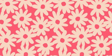 El çizimi çiçekler, kumaş, tekstil, giysi, ambalaj kağıdı, kapak, afiş, iç dekorasyon, soyut arka planlar için çiçekli desenler..