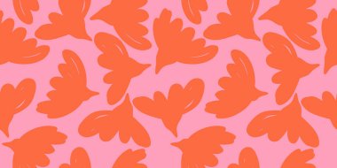 El çizimi çiçekler, kumaş, tekstil, giysi, ambalaj kağıdı, kapak, afiş, iç dekorasyon, soyut arka planlar için çiçekli desenler..