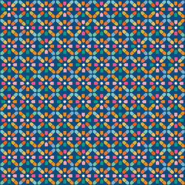 Geometri minimalistik kalıbı. Web afişi, iş sunumu, markalaşma, kumaş, tekstil, arkaplan veya duvar kağıdı için soyut vektör deseni.