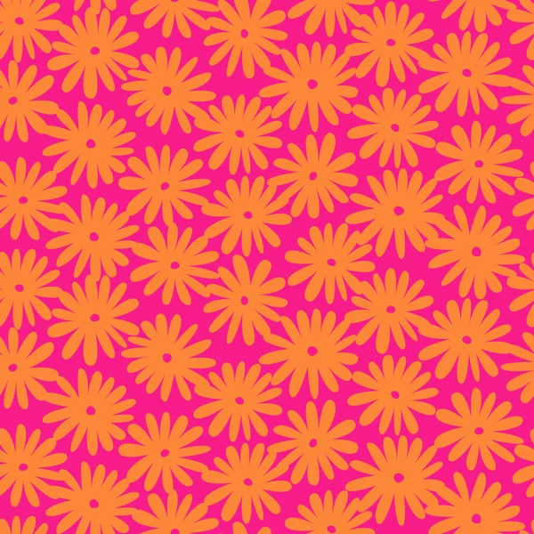Ręcznie Rysowane Kwiaty Bezszwowe Wzory Kwiatami Tkaniny Tekstylia Odzież Papier — Wektor stockowy