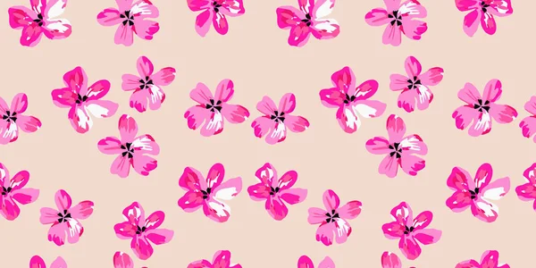 El çizimi çiçekler, kumaş, tekstil, giysi, ambalaj kağıdı, kapak, afiş, iç dekorasyon, soyut arka planlar için çiçekli desenler..