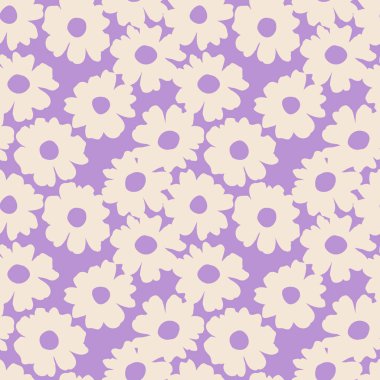 Egzotik el çizimi çiçekler kumaş, tekstil, giysi, ambalaj kağıdı, kapak, afiş, iç dekorasyon, soyut arka planlar için çiçeksiz desenler. vektör illüstrasyonu.