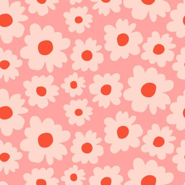 Egzotik el çizimi çiçekler, kumaş, tekstil, giysi, ambalaj kağıdı, kapak, afiş, ev dekorasyonu, soyut arka planlar için çiçeksiz desenler..