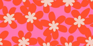 Egzotik el çizimi çiçekler kumaş, tekstil, giysi, ambalaj kağıdı, kapak, afiş, ev dekoru, soyut arka planlar için çiçeksiz desenler. vektör illüstrasyonu.