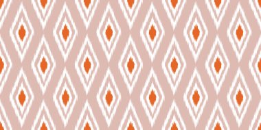 Etnik soyut ikat sanatı. Kabilede kusursuz desen, halk nakışı ve Meksika tarzı. Aztek geometrik sanat süsü baskısı. Halı, duvar kağıdı, giysi, ambalaj, kumaş, kapak, tekstil için tasarım.