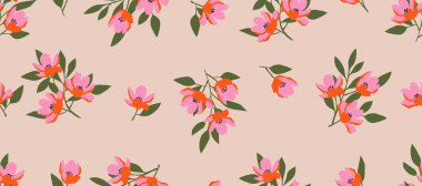 Tekrarlanabilir desenler, kumaş, kumaş, tekstil, giysi, ambalaj, duvar kağıdı, duvar sanatı, kapak, poster, afiş, iç dekorasyon, soyut arka planlar için elle çizilmiş desenler. Vektör illüstrasyonu.