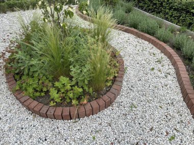 Çatıda güneş panelleri olan evler mavi gökyüzüne yakın. Terborg 'da ikamet edilen sokak (Hollanda))