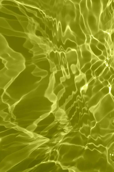 Defokus Rozmazané Transparentní Zlato Zbarvil Jasné Klidné Vody Povrchu Textury — Stock fotografie