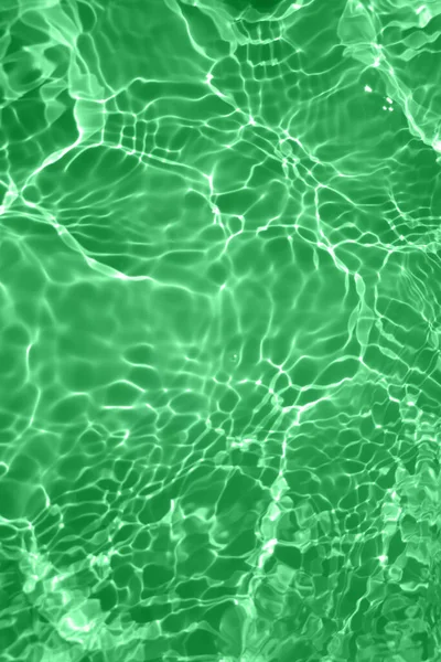 Desenfoque Borrosa Transparente Color Verde Claro Textura Superficie Del Agua —  Fotos de Stock