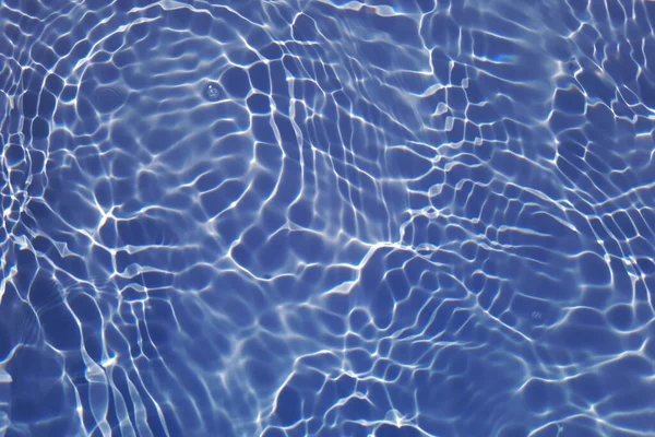 Rozjaśnienie Rozmyte Przezroczyste Niebieskie Kolorowe Jasne Spokojnej Powierzchni Wody Tekstury — Zdjęcie stockowe