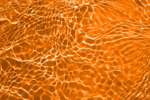 Défocus Flou Transparent Orange Clair Texture Surface Eau Calme Avec — Photo
