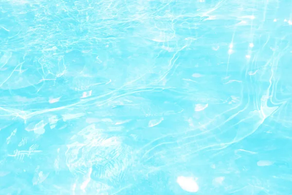 Дефокус Розмивається Прозорою Синьо Кольоровою Прозорою Текстурою Спокійної Поверхні Води — стокове фото