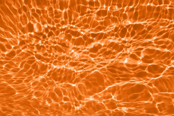 Défocalisation Floue Transparente Rouge Orange Couleur Claire Texture Surface Eau — Photo