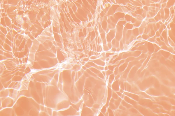Defocus Wazig Transparant Rood Oranje Gekleurd Helder Kalme Water Oppervlak — Stockfoto