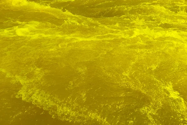 Defocus Desfocado Transparente Amarelo Colorido Clara Calma Textura Superfície Água — Fotografia de Stock