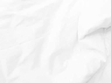 Beyaz kumaş arkaplan, dalgalı kumaş. Soyut beyaz kumaş dokusu arkaplanı. Kumaş yumuşak dalga. Saten, ipek ve pamuk hazineleri. Beyaz kumaş dokusu arkaplanı lüksü.