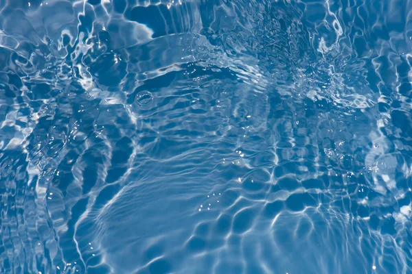 Água Azul Com Ondulações Superfície Desfoque Turvo Transparente Azul Colorido — Fotografia de Stock