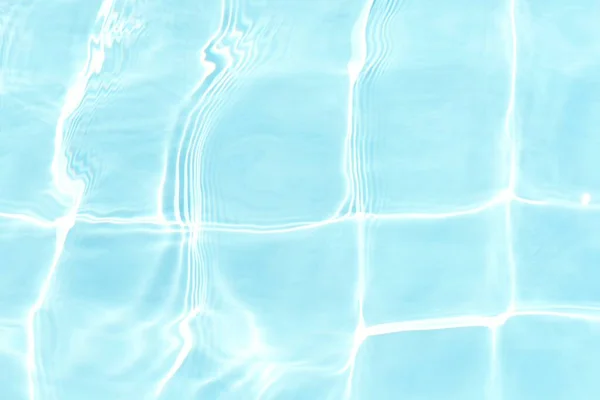 Agua Azul Con Ondas Superficie Desenfoque Borrosa Transparente Color Azul —  Fotos de Stock