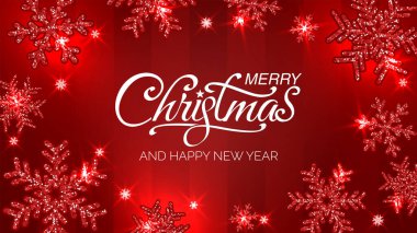 Kar taneleri ve bokeh ile Mutlu Noeller. Satılık, afişler, posterler, kapak tasarım şablonları, sosyal medya duvar kağıdı hikayeleri