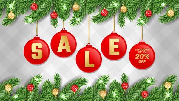 Noel dalları, balolar, kar taneleri ile mutlu Noeller. Satılık afişler, posterler, kapak tasarımı şablonları, sosyal medya duvar kâğıdı hikayeleri. 2025 xmas kavramı