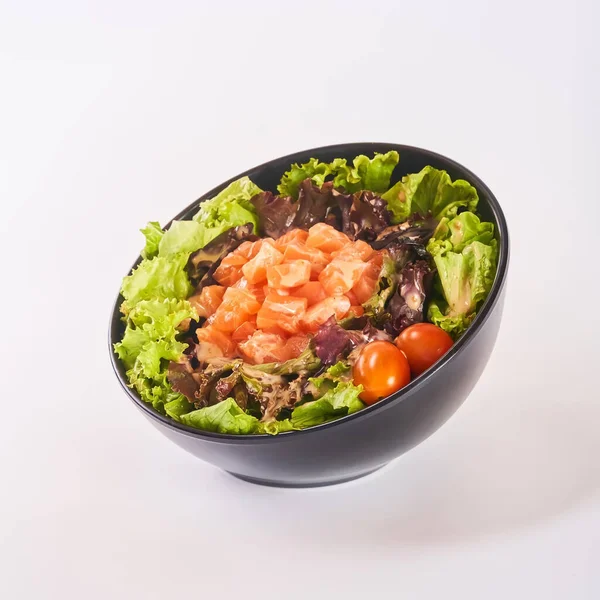 Close up healthy vegetables in black bowl isolated on white background. Healthy food concept 3