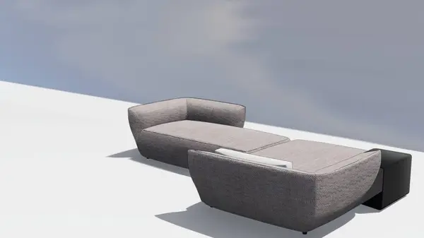Modern minimalist living room interior background, living room mock up in scandinavian style, blank wall mockup 3d rendering