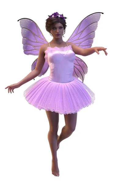 Butterfly Fae Fairy Fantasy Personage Vrouw — Stockfoto