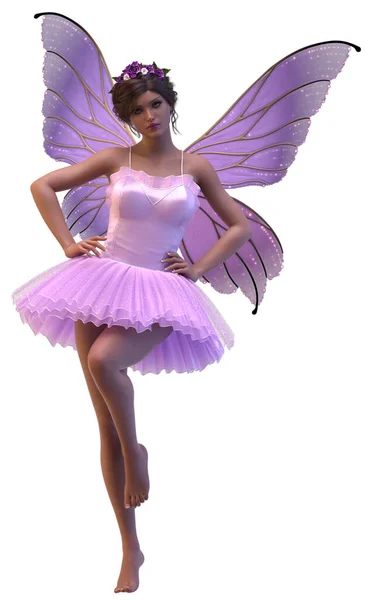 Schmetterling Fae Fairy Fantasy Charakter Frau — Stockfoto