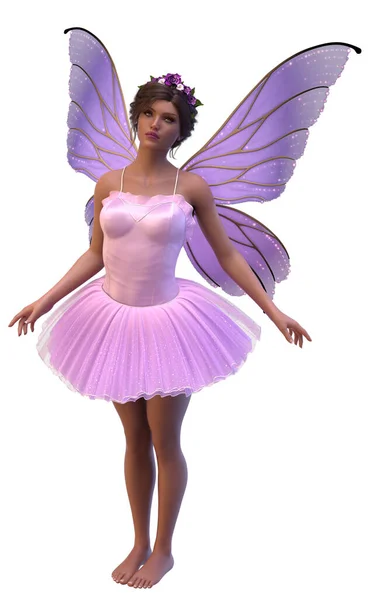 Butterfly Fae Fairy Fantasy Personage Vrouw — Stockfoto