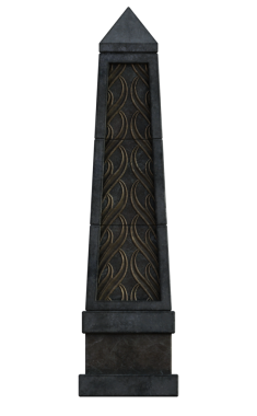 Antik metal obelysk