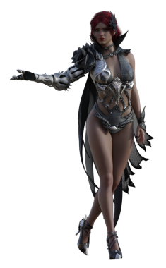 Savaşçı kadını kılıç ile