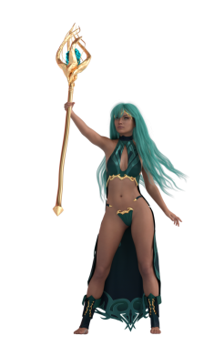 Sihirli fantezi kadın çizer