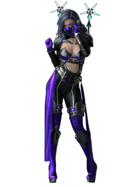 Geleceğin distopyalı dövüşçü kadını.