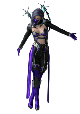 Geleceğin distopyalı dövüşçü kadını.