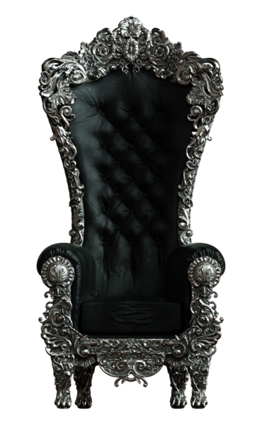 Kabarık kadife taht