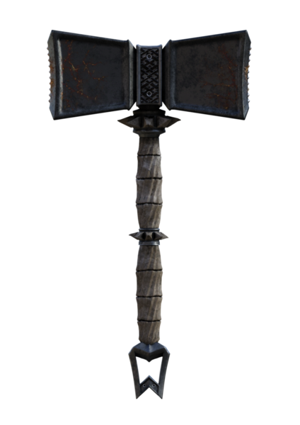 Büyük çekiç ağır silah.