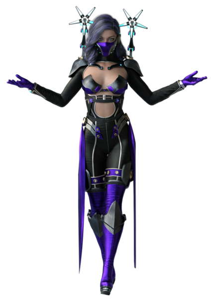 Geleceğin distopyalı dövüşçü kadını.