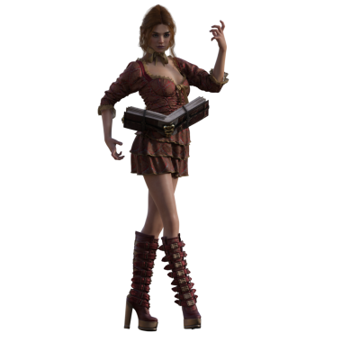 Büyü kitabı olan bir cadı çırak.