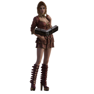 Büyü kitabı olan bir cadı çırak.