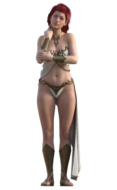 Artemis fantezi karakteri ayakta