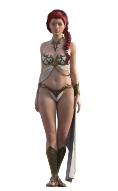 Artemis fantezi karakteri ayakta