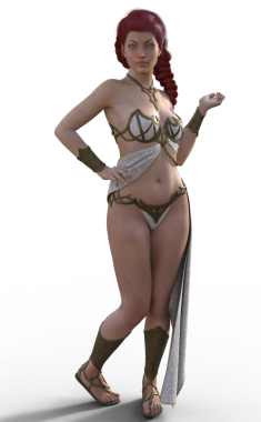 Artemis fantezi karakteri ayakta